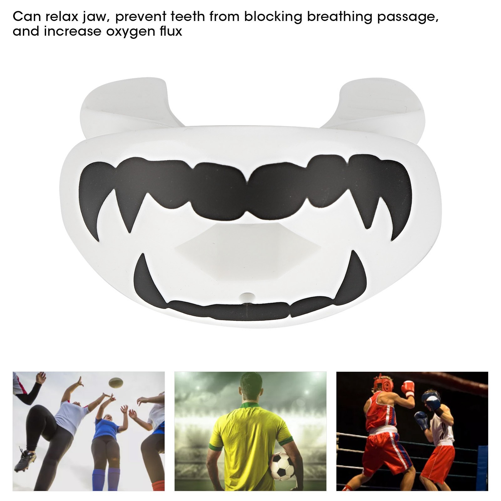 Sports Mouth Protector TPR Athletic Teeth Guards For Football Hockey Basketba UK
