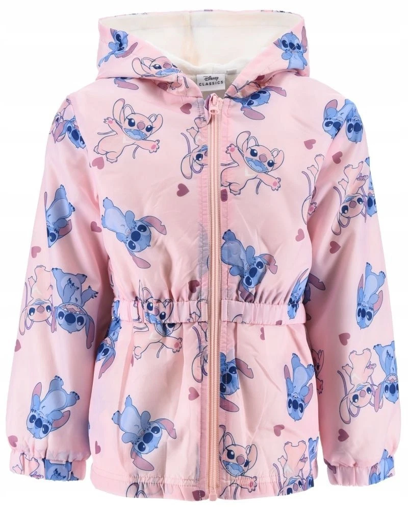 Girls Disney Lilo and Stitch Raincoat HY10179 Hooded Jacket