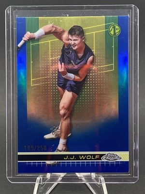 2024 Topps Chrome #67 J.J. Wolf Blue Refractor #/250 250004