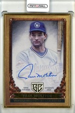 2023 Topps Gilded Collection Paul Molitor Gallery Gold Auto /50