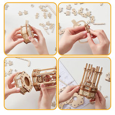 Ferris Wheel Hands Craft 3D Wooden Puzzle Building Model Kit Brain Teaser Toy