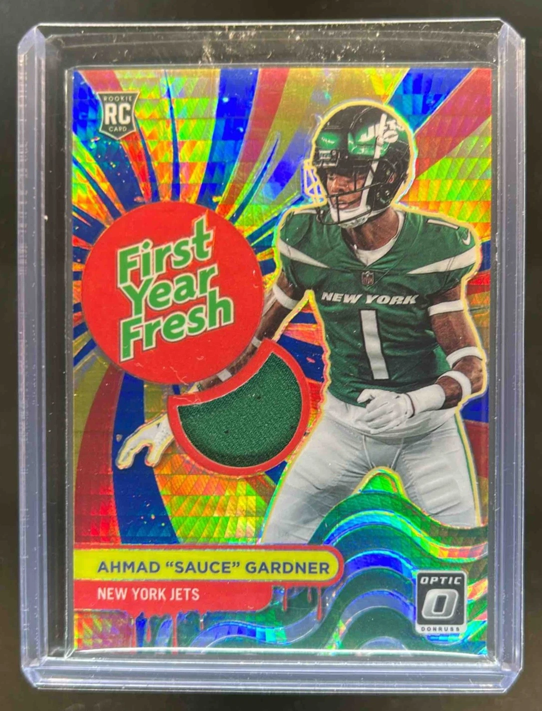 Sauce Gardner Panini Donruss Optic First Year Fresh #FYFAG Blue Hyper