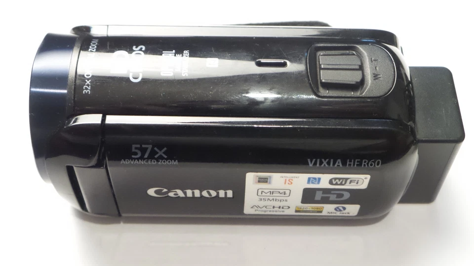 Canon VIXIA HF R60 Full HD Camcorder (Black) - Working - Charger Included - Image 2 of 4