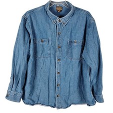 C.E. Schmidt Workwear Mens 3XL Blue Denim Lon...