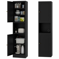67"Metal Bathroom Storage Cabinet Slim Bathroom Organizer with Adjustable Shelve