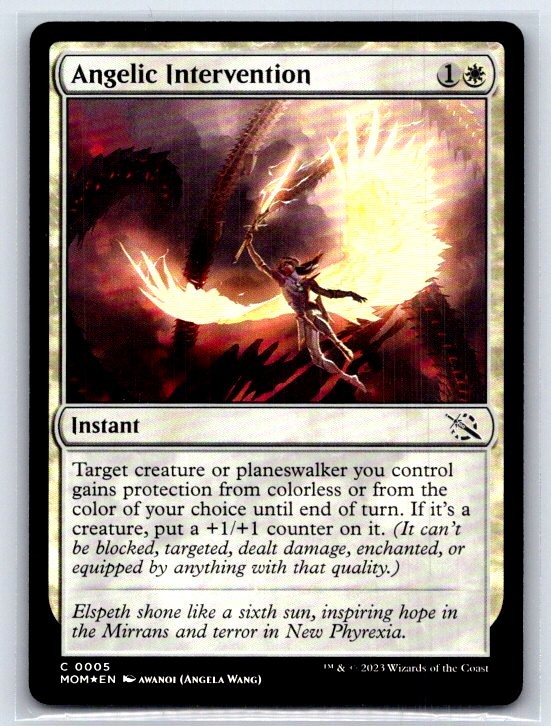 Angelic Intervention 5 Common March of the Machine Magic: The Gathering LP