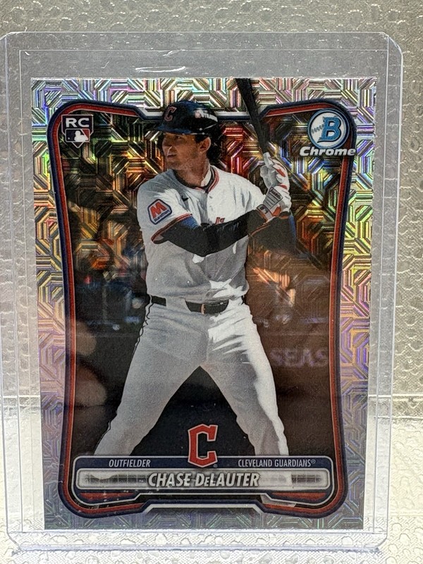 2026 Bowman - Chase DeLauter #37 Chrome Mojo Refractor (RC)