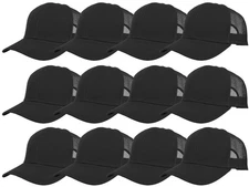 Gelante Mesh Trucker Baseball Cap Structured Front Panel Wholesale LOT 12 Pac...