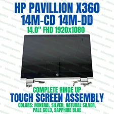 HP Pavilion x360 14m-cd0003dx 14" Glossy FHD LCD Touch Screen Complete Assembly