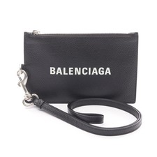   Wallet  BALENCIAGA Fragment Case Coin Leather Black Balenciaga From Japan USED
