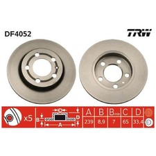 2x Bremsscheibe hinten für VW Bora 1 1J2 1J6 Golf 4 1J1 1J5 | 26217018
