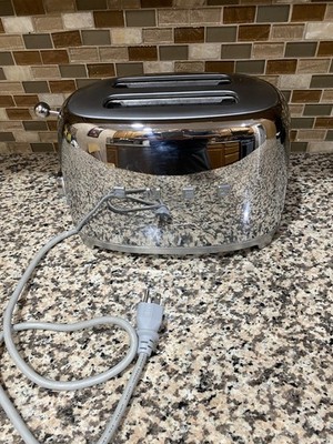 SMEG 2 Slice Toaster TSF01SSMUS, Stainless Steel