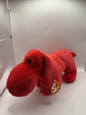 Ty Beanie Buddies Rover Red Puppy Dog Plush Stuffed Animal 12" 1998 with Tag