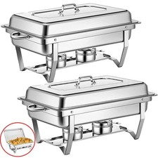 8 Qt Chafing Dishes 2 Pack 316 Stainless Steel Chafing Dishes Buffet Set Chafer