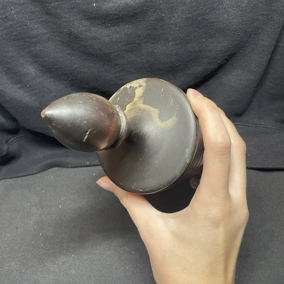 ACABADO DE MADERA - hermoso y masivo, remate de nogal del siglo XIX rescatado de Foto 3 de 4