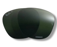 Ray Ban RB3016 Clubmaster Chromance Polarized Green Grad Replacement Lenses 51mm