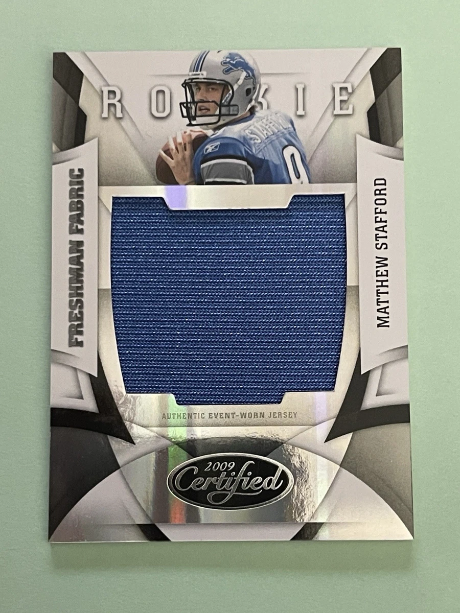 Panini Matthew Stafford Memorabilia Football Sports Trading Cards