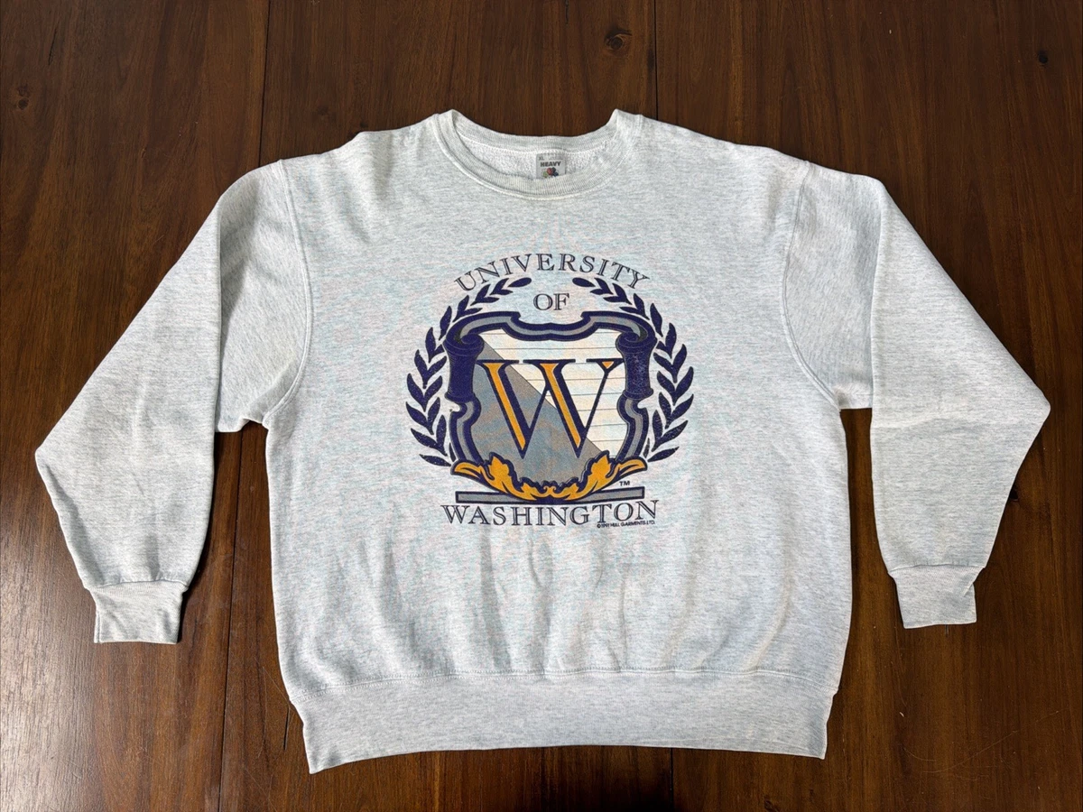 WASHINGTON HUSKIES VINTAGE 90s PRO PLAYER COLLEGE SWEATSHIRT ADULT XXL Pro Player Washington Huskies Puffer Jacket Just an absolute  main image 4