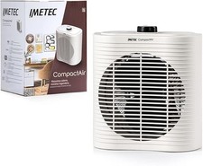 Imetec Compact Air Termoventilatore piccolo e potente Stufetta Elettrica 2000W
