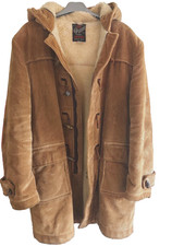 Gloverall Duffle cappotto snowdon shearling velluto a coste UK 40 beige raro