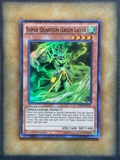 Yugioh Super Quantum Green Layer WIRA-EN031 Super Rare 1st Ed NM