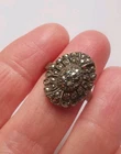 Vintage Sterling Silver Marcasite Ring, Size J *Stones Missing* R1JG