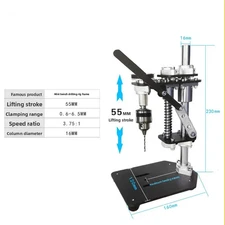 Mini Desktopdrilling Rig StandDesktoprotary Drillinghousehold 775 Motor DIYmetal