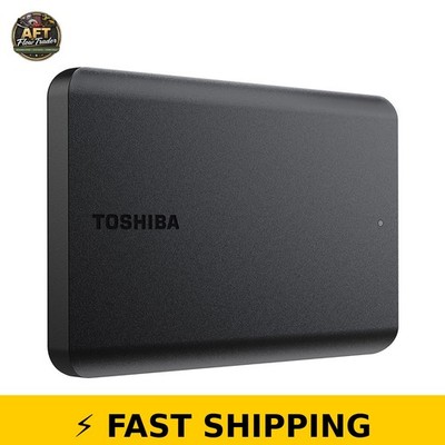 Toshiba Canvio Basics 1TB Portable External Hard Drive - Black