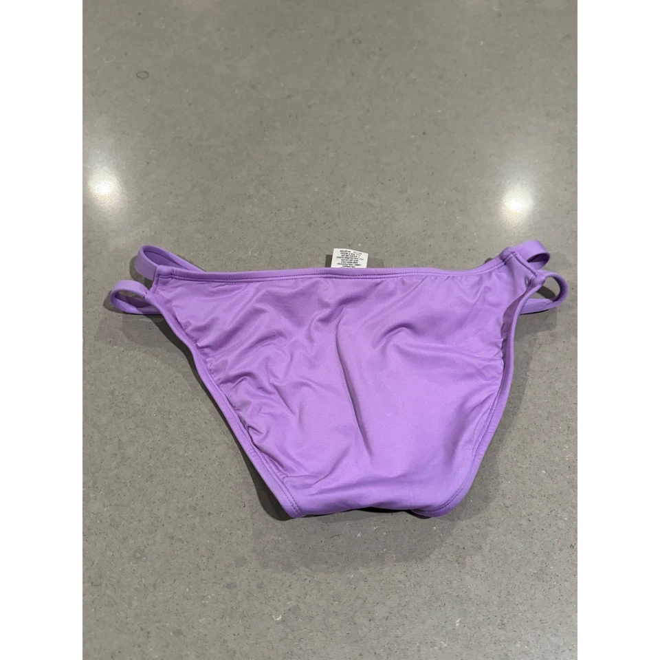 Mossimo Womens Bikini Bottoms Lilac Purple Double Strap Size S - Image 2 of 3