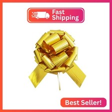 1Pc Large Ribbon Pull Bow,14Inch Giant Gift Bow,Big Gift Bows for Cars Decor, Ne