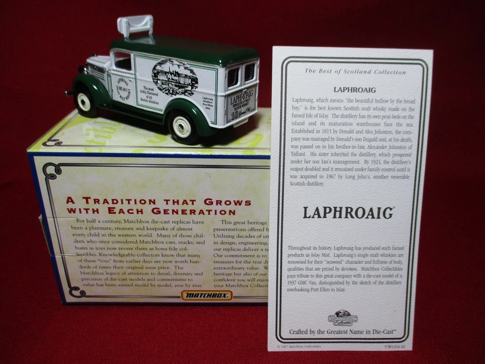 1:43 1937 GMC Laphroaig Whisky Best of Scotland Matchbox Models of Yesteryear - Image 2 of 4