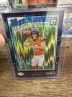 2024 Panini Donruss Optic - Rated Rookie Bo Nix #209 Purple Shock Prizm (RC)