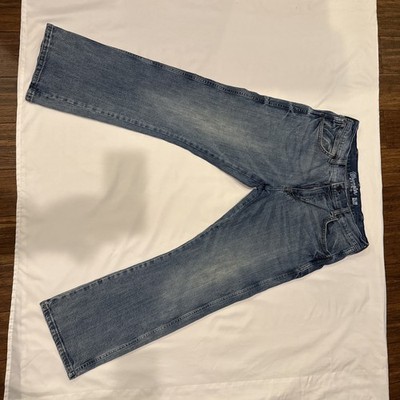 Wrangler Retro Slim Boot Jeans Mens 32x34 Med Wash Western Denim Cowboy Bootcut