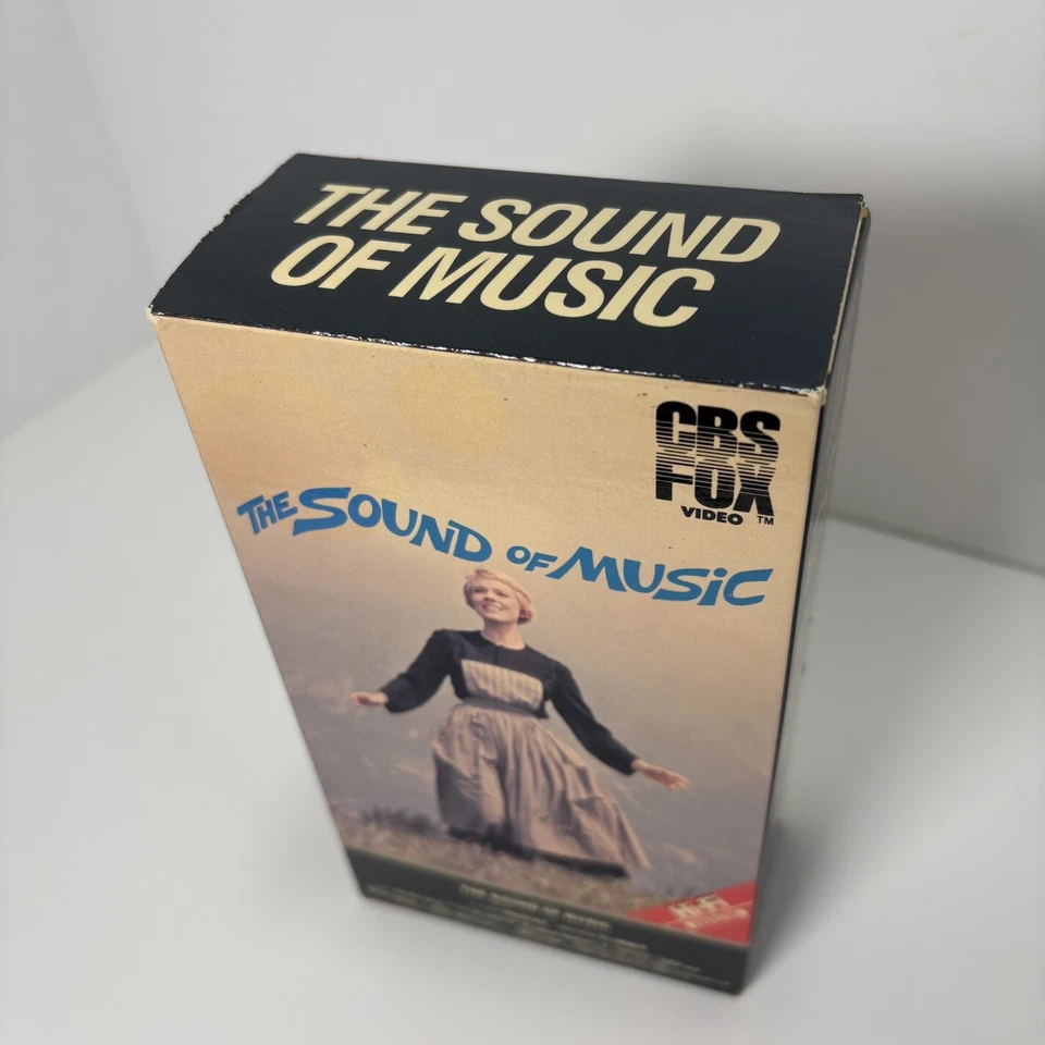 VHS Video Tape Musical -THE SOUND OF MUSIC -Julie Andrews -CBS FOX -1986--Double - Image 2 of 4