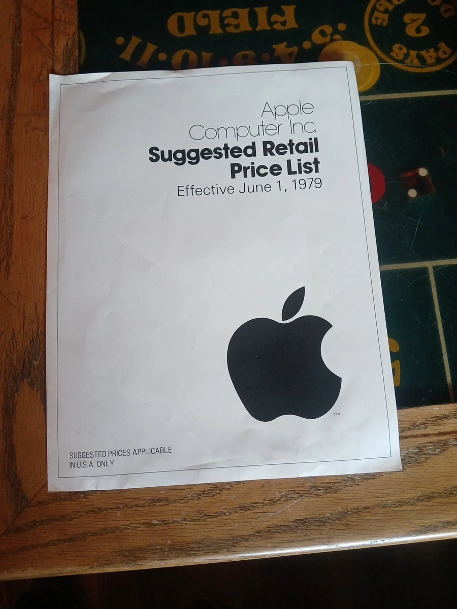 Apple Vintage Computer Brochure for sale | eBay