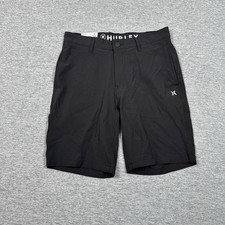 Hurley All Day Hybrid Shorts Men's Size 30 Black Performance Stretch Travel NEW