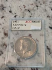 1971 Uncirculated Kennedy Half Dollar