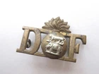 WW1 Era Royal Dublin Fusiliers (RDF) Shoulder Title