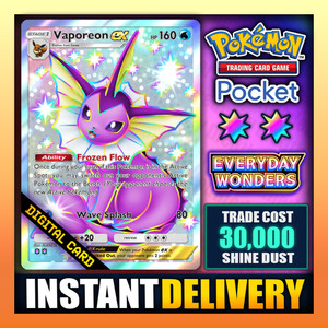vaporeon shiny pokemon card - TG02/TG30 - Character Rare [Water][Colorless] Water Gun 30 2025 Near Mint Pokemon Vaporeon