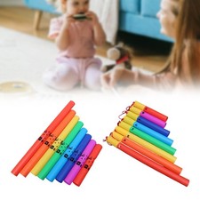 Music Tubes Diatonic Set of 8 Colorful Percussion Instruments for Preschool