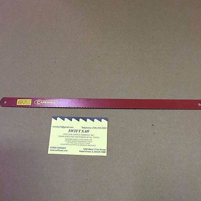 10PCS- 12'' X 5/8'' X .032 X 18T POWER HACK SAW BLADE CAPEWELL HIGH SPEED STEEL