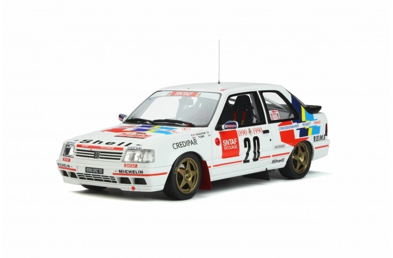 Ottomobile 1/18 Peugeot 309 Gr.A  Rally Monte Carlo 1990 #20 F.Delecour
