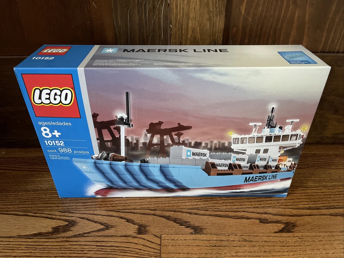 salat Menneskelige race Sport LEGO 10152 Sculptures Maesrk Sealand Container Ship [NEW/SEALED/RETIRED]  673419058261 | eBay