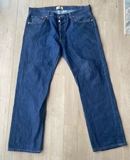Vintage 90's Levi's 501 XX W36 X L30 Button Fly Jeans Dark Wash