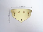 Brass Tailpiece for Mandolin (screws included)