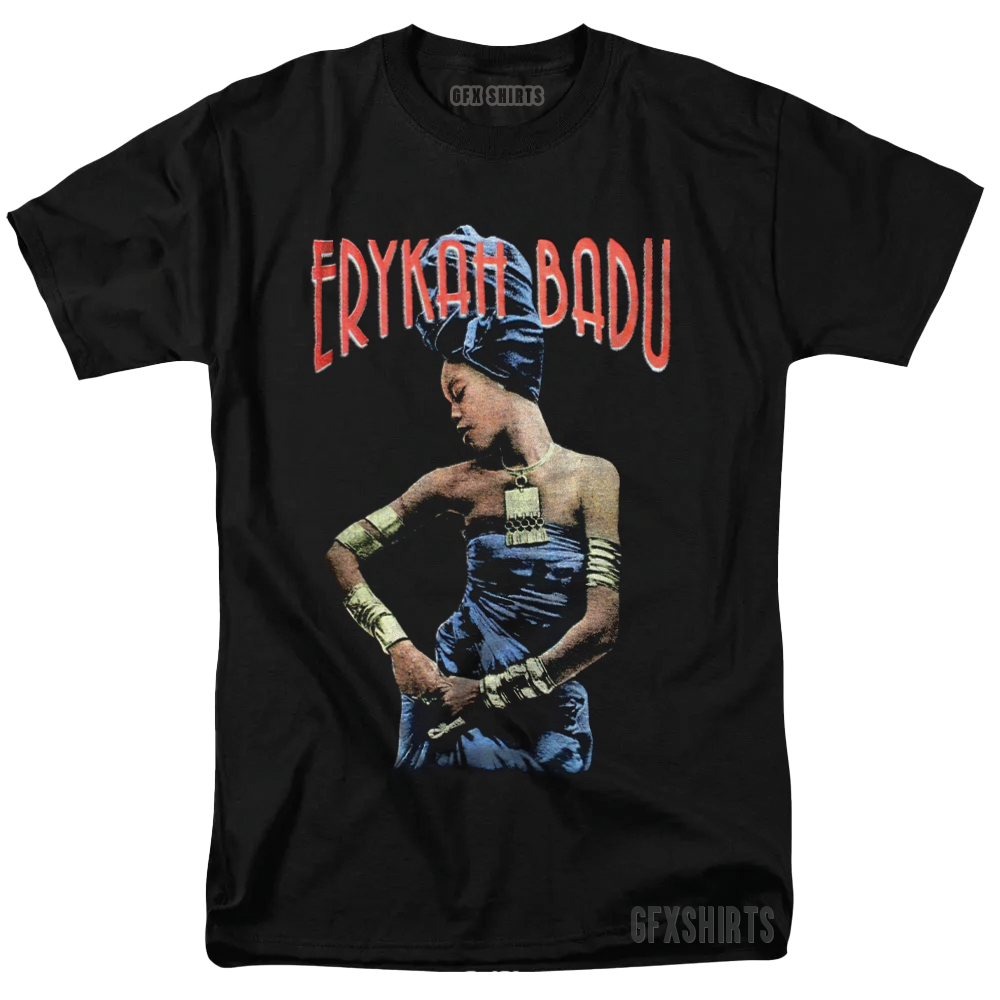 Erykah Badu Shirt Concert Tour Merch 90s Vtg Graphic Design Erykah Badu Shirt Concert Tour Merch 90s Vtg Graphic Design