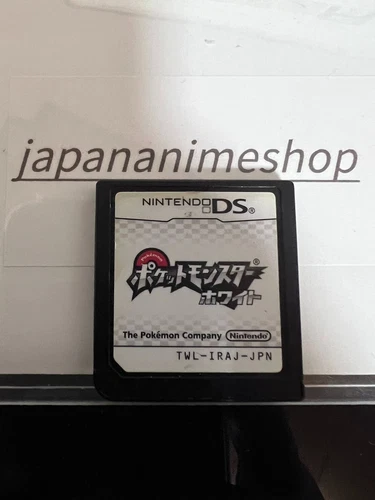 Authentic Japan Nintendo DS Pokemon White Japanese Games Pocket Monster Game