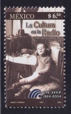 mag65 Mexico 2004 radio culture, Sc#2386 Mc#3099