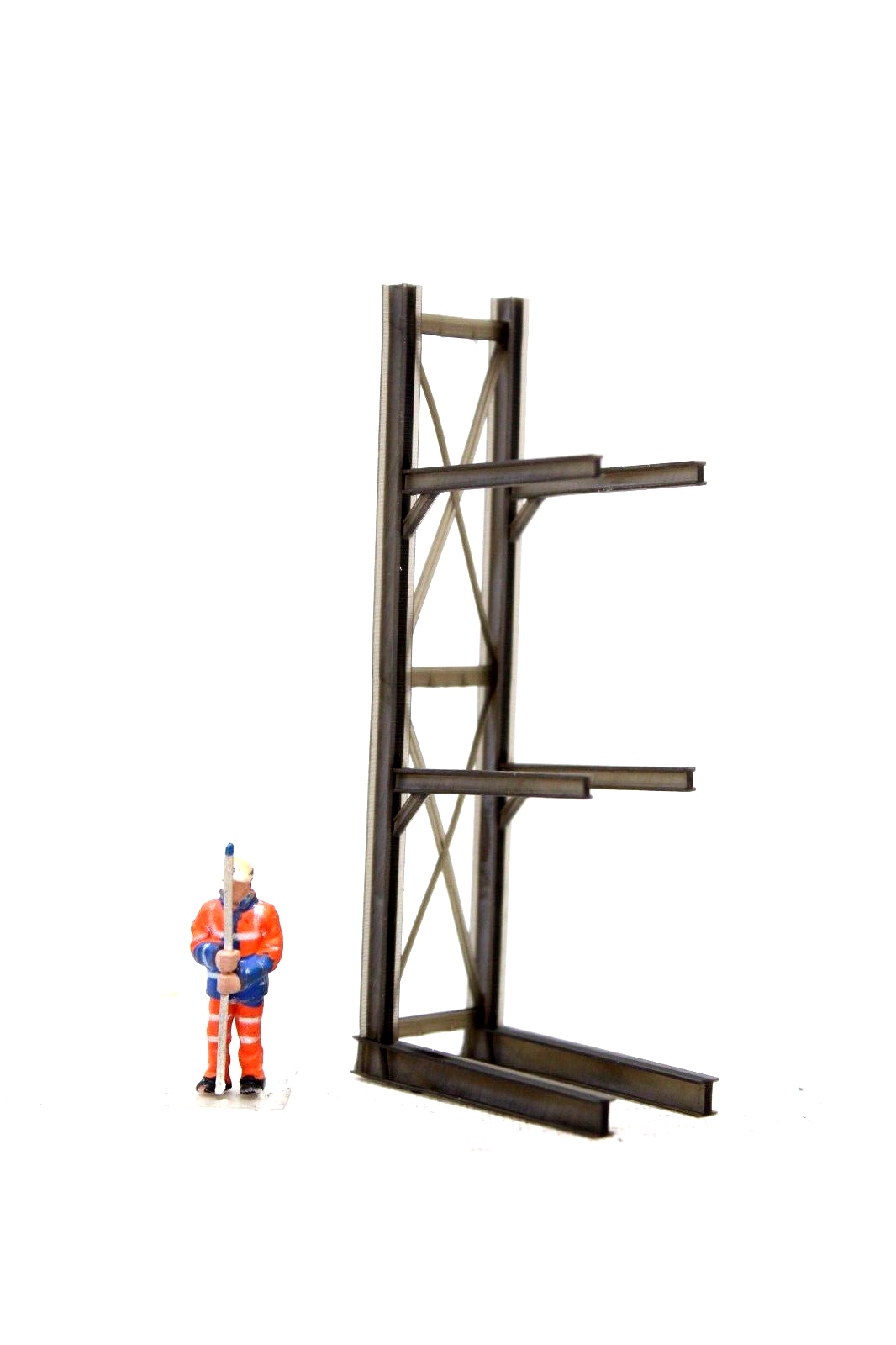 SCRAP CAR RACKS FOR SCRAPYARD MODEL RAILWAY OO 1/76 - UNPAINTED - PACK OF 3