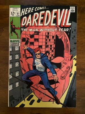 DAREDEVIL #51 (Marvel, 1964) F+ Barry Smith